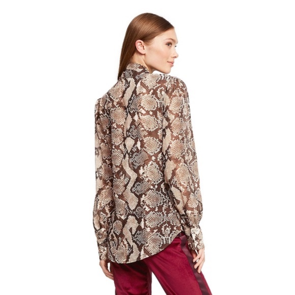 Altuzarra Snake Print Blouse - Picture 3 of 7